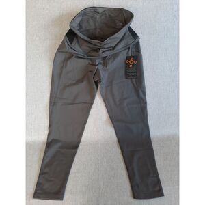 Tommie Copper Women's Small Gray Lower‎ Back Support Active Pull-On Capri Pants